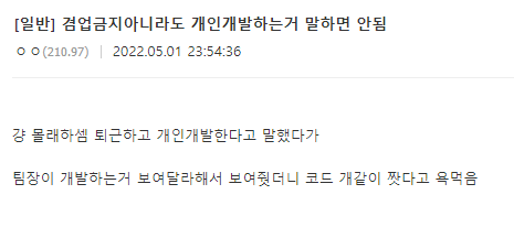 nokbeon.net-게임 개발자가 개인 개발 게임 들키면 안되는 이유.jpg-2번 이미지