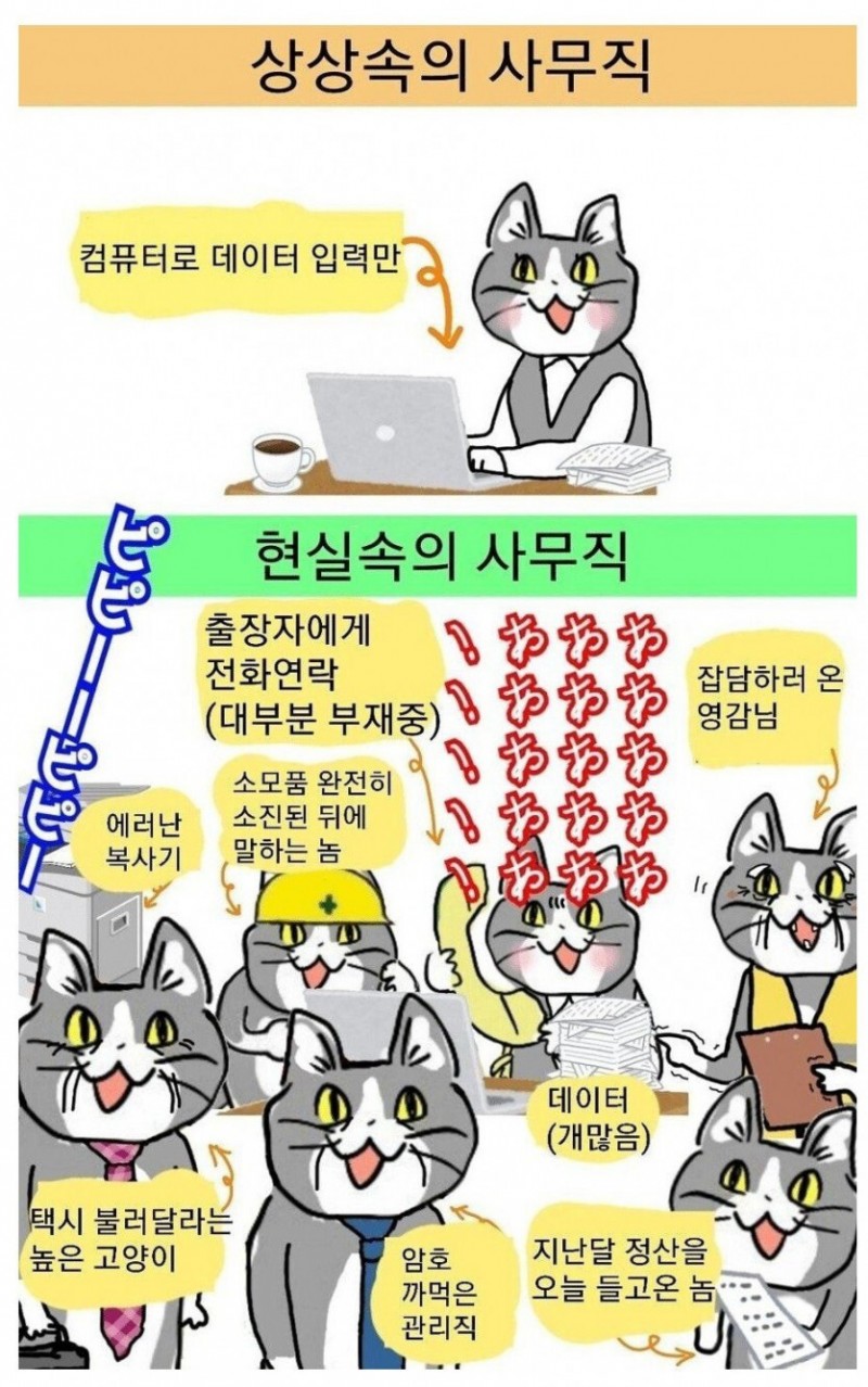 nokbeon.net-상상속의 사무직vs현실속의 사무직-1번 이미지