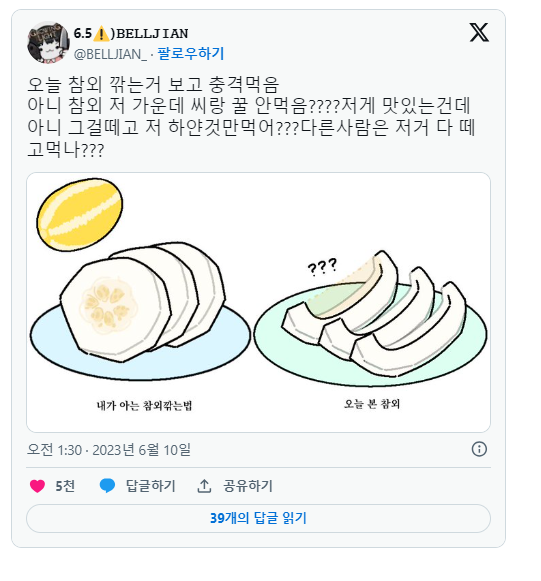 nokbeon.net-오늘 참외 깎는 거 보고 충격 먹음.jpg-1번 이미지