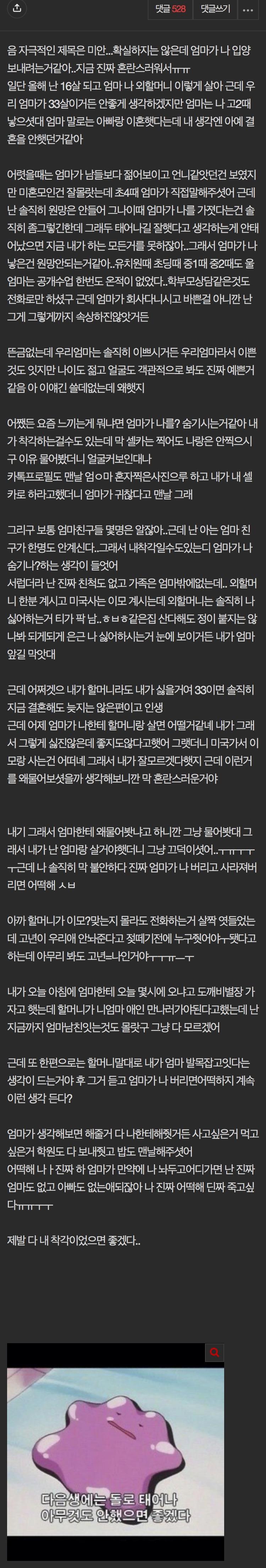 nokbeon.net-엄마가 나 입양보낼려고 하는거 같아-2번 이미지