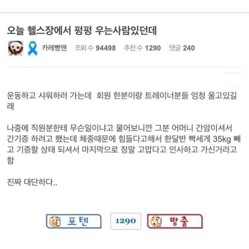 nokbeon.net-헬스트레이너들 단체로 근손실 온 이유-1번 이미지