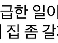 썸네일-나 오늘 급한 일이 있어서 먼저 집 좀 갈게.jpg-이미지