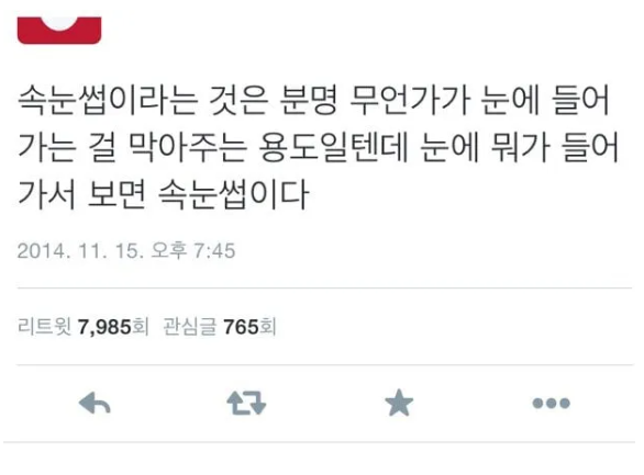 nokbeon.net-속눈썹은 막아주는 용도일 텐데.jpg-1번 이미지