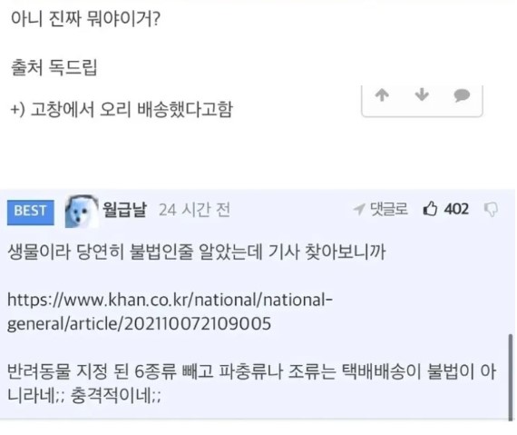 nokbeon.net-택배 기사님을 당황시킨 택배 물건ㄷㄷㄷㄷ.jpg-2번 이미지